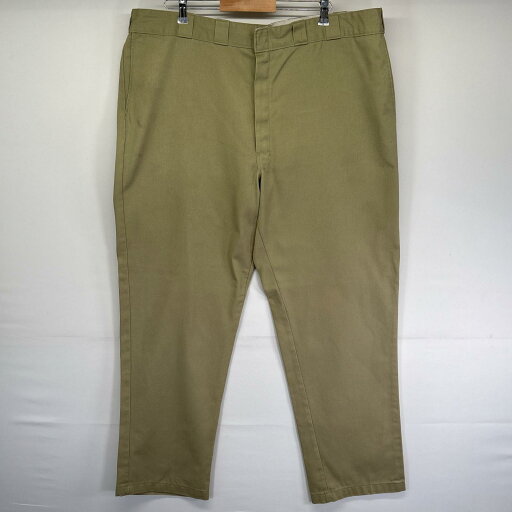 古着 ディッキーズ Dickies ワークパンツ チノパン ストレート ジッパーフライ 874 長ズボン 作業着 w46 L34 ベージュ メンズ 【中古】 古着 ディッキーズ Dickies ワークパンツ チノパン ストレート ジッパーフライ 874 長ズボン 作業着 w46 L34 ベージュ メンズ 【中古】