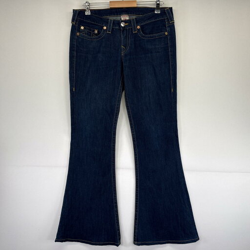 古着 トゥルーレリジョン TRUE RELIGION USA製 デニムパンツ ブーツカット フレアパンツ 5ポケット ジーンズ ジーパン 31(w33~34) ブルー メンズ 【中古】 古着 トゥルーレリジョン TRUE RELIGION USA製 デニムパンツ ブーツカット フレアパンツ 5ポケット ジーンズ ジーパン 31(w33~34) ブルー メンズ 【中古】