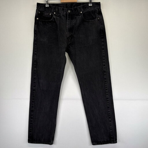 古着 リーバイス Levi's デニムパンツ 505 ストレート 5ポケット ジーンズ ジーパン 大きいサイズ w38 L34 ブラック メンズ 【中古】 古着 リーバイス Levi's デニムパンツ 505 ストレート 5ポケット ジーンズ ジーパン 大きいサイズ w38 L34 ブラック メンズ 【中古】
