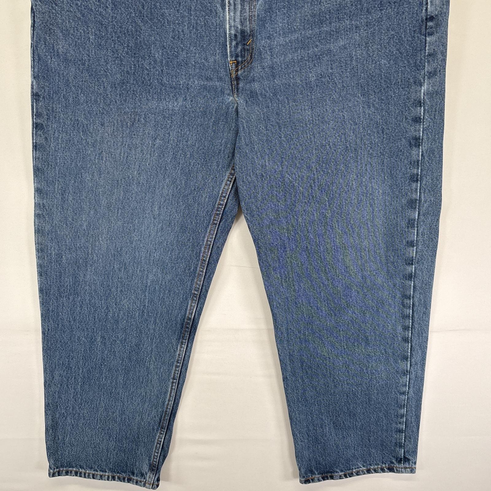 古着 リーバイス Levi's デニムパンツ 550 テーパード 5ポケット ジーンズ ジーパン 色落ち ヒゲ 長ズボン w40 L30 ブルー メンズ 【中古】