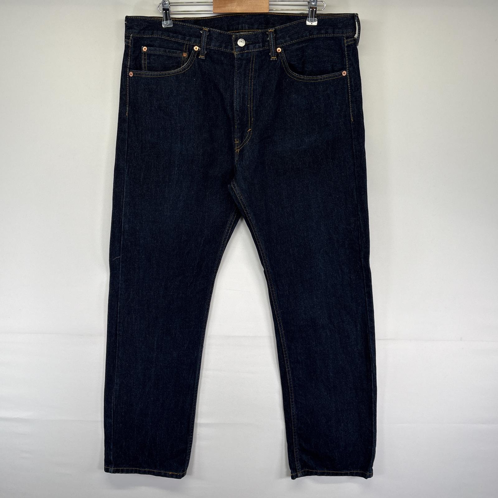 古着 リーバイス Levi's デニムパンツ 505 ストレート ワーク 5ポケット ジーンズ ジーパン 色落ち w38 L32 インディゴブルー メンズ 【中古】