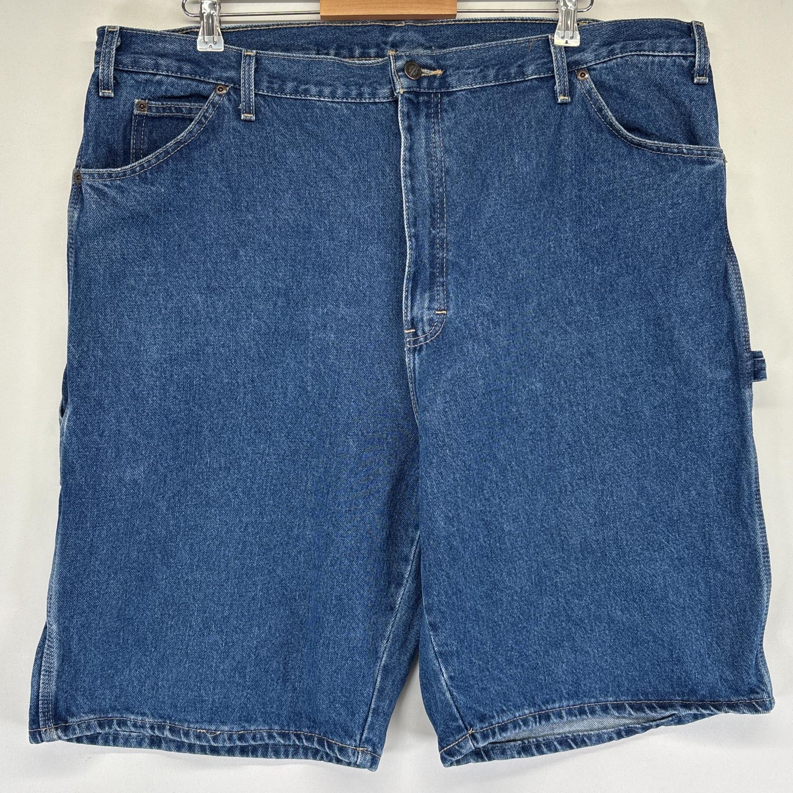 古着 ディッキーズ Dickies ショートパンツ デニム ペインター 大きいサイズ 半ズボン ハーフパンツ 短パン ワーク w42 ブルー メンズ 【中古】