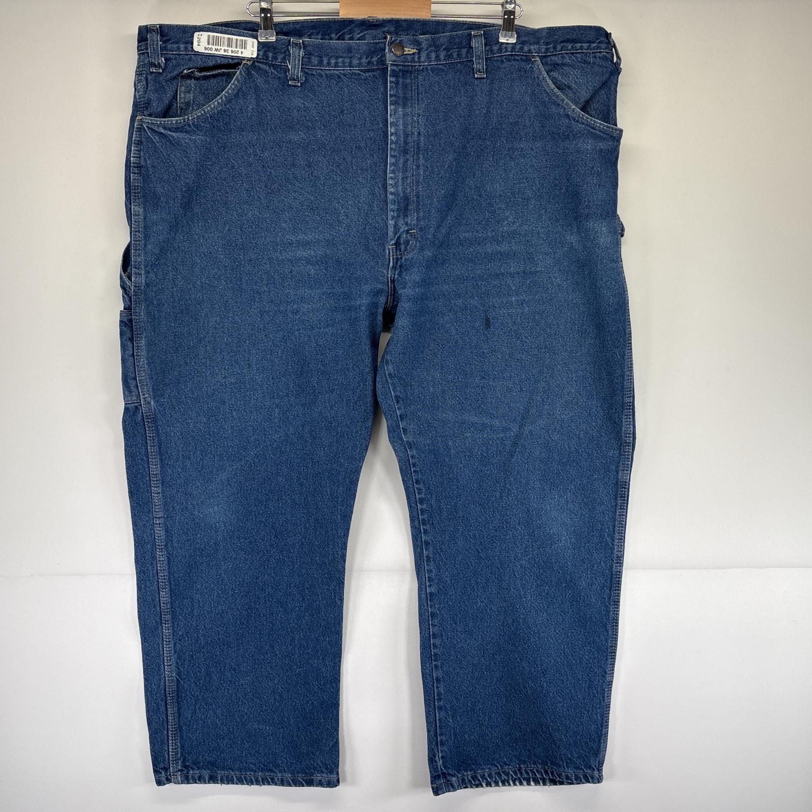 乐天商城 - 古着 ディッキーズ Dickies デニムパンツ ペインター 大きいサイズ ワーク ワンポイントロゴ ブルー メンズ 【中古】