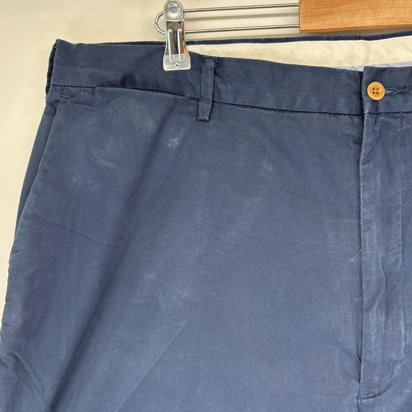 古着 ポロ・ラルフローレン POLO RALPH LAUREN ショートパンツ チノパン 半ズボン ハーフパンツ 短パン 大きいサイズ w44T ネイビー メンズ 【中古】