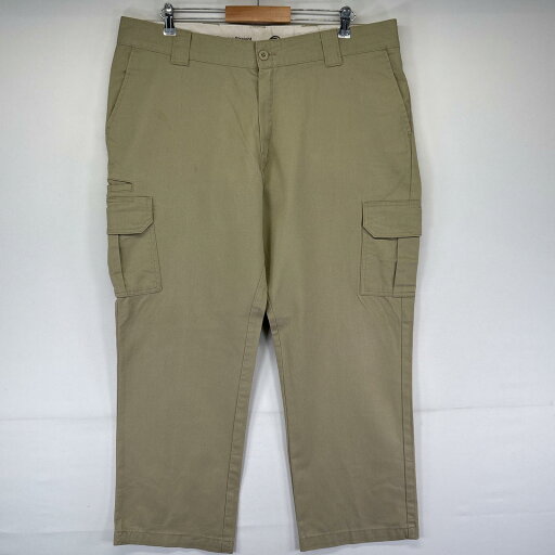 古着 ディッキーズ Dickies ワークパンツ カーゴ ワンポイントロゴ 大きいサイズ 長ズボン w40 L30 ベージュ メンズ 【中古】 古着 ディッキーズ Dickies ワークパンツ カーゴ ワンポイントロゴ 大きいサイズ 長ズボン w40 L30 ベージュ メンズ 【中古】