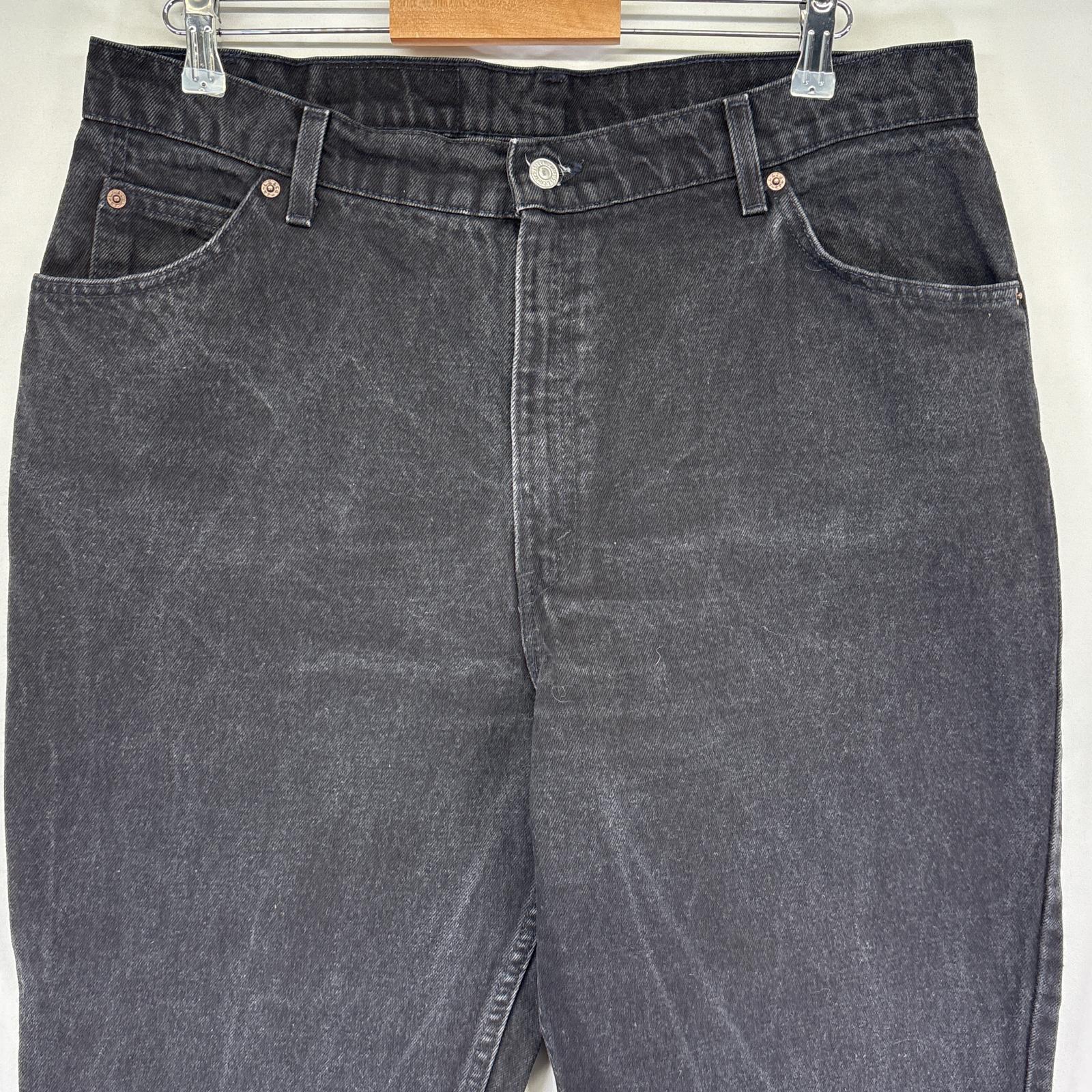 古着 90's/90年代 リーバイス Levi's USA製 デニムパンツ 950 テーパード 9922 オレンジタブ ジーパン M 18w ブラック メンズ 【中古】