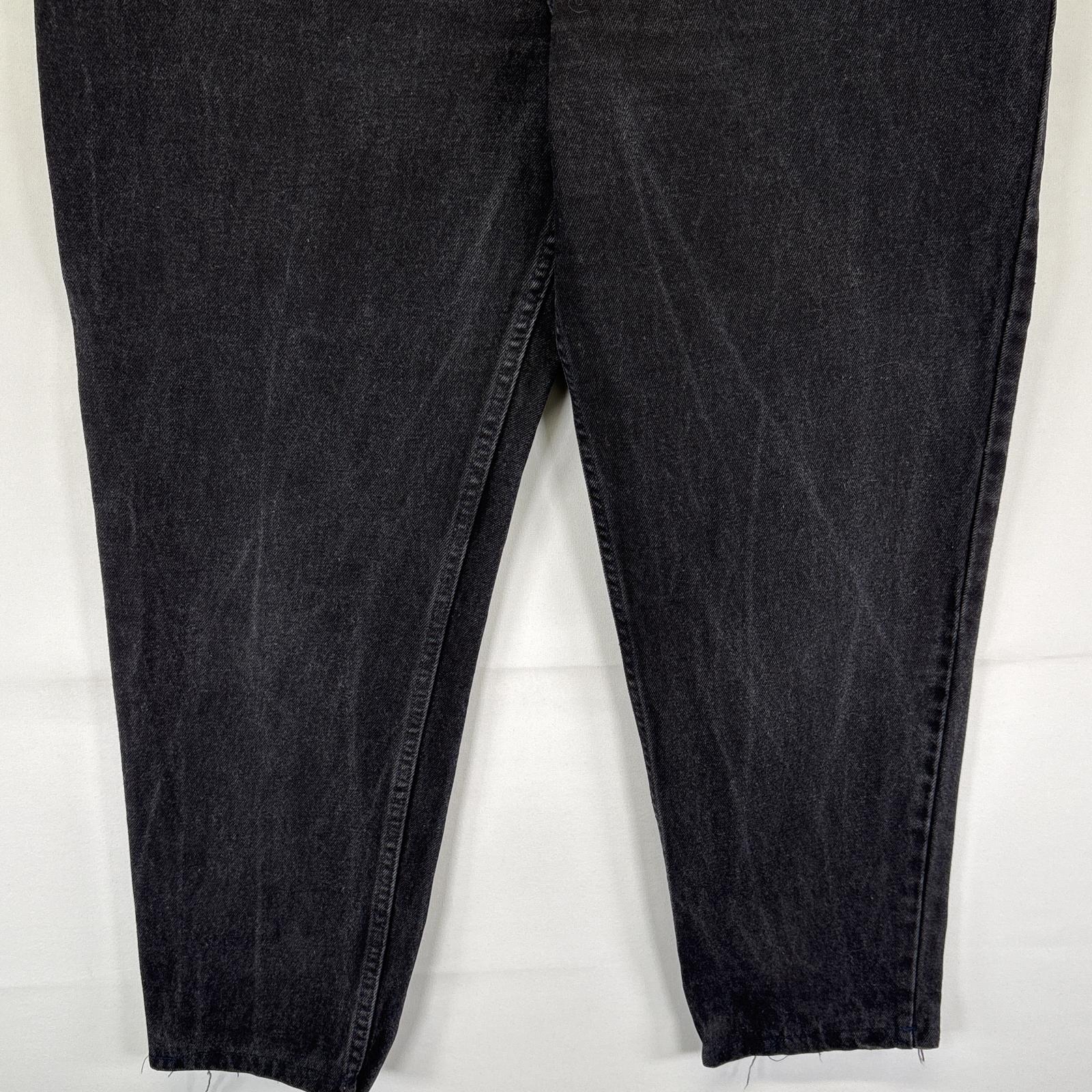 古着 90's/90年代 リーバイス Levi's USA製 デニムパンツ 950 テーパード 9922 オレンジタブ ジーパン M 18w ブラック メンズ 【中古】