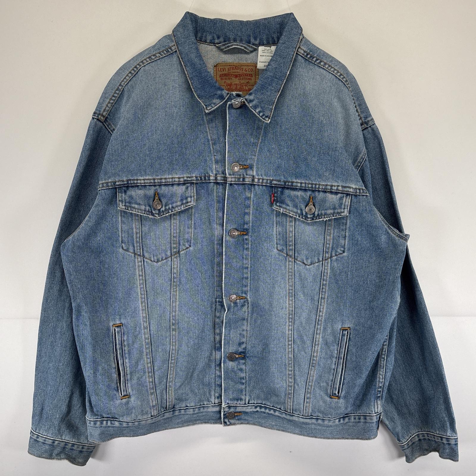 古着 リーバイス Levi's デニムジャケット 70507 ジージャン 大きいサイズ ブルーデニム XXL ブルー系 メンズ 【中古】