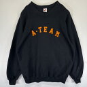 古着 90's/90年代 ジャージーズ Jerzees USA製 スウェット トレーナー ラグラン ロゴ ワッペン クルーネック 大きいサイズ 2X ブラック メンズ 【中古】|詳細画像