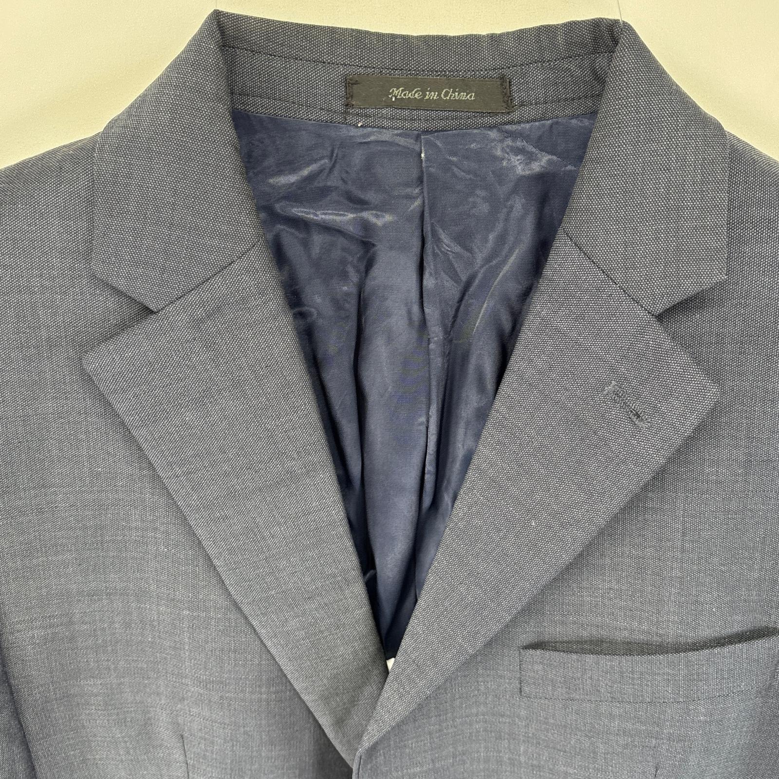 古着 ローレンラルフローレン LaurenRalphLauren テーラードジャケット ブレザー スーツ ウール 2ボタン 38s グレー メンズ 【中古】