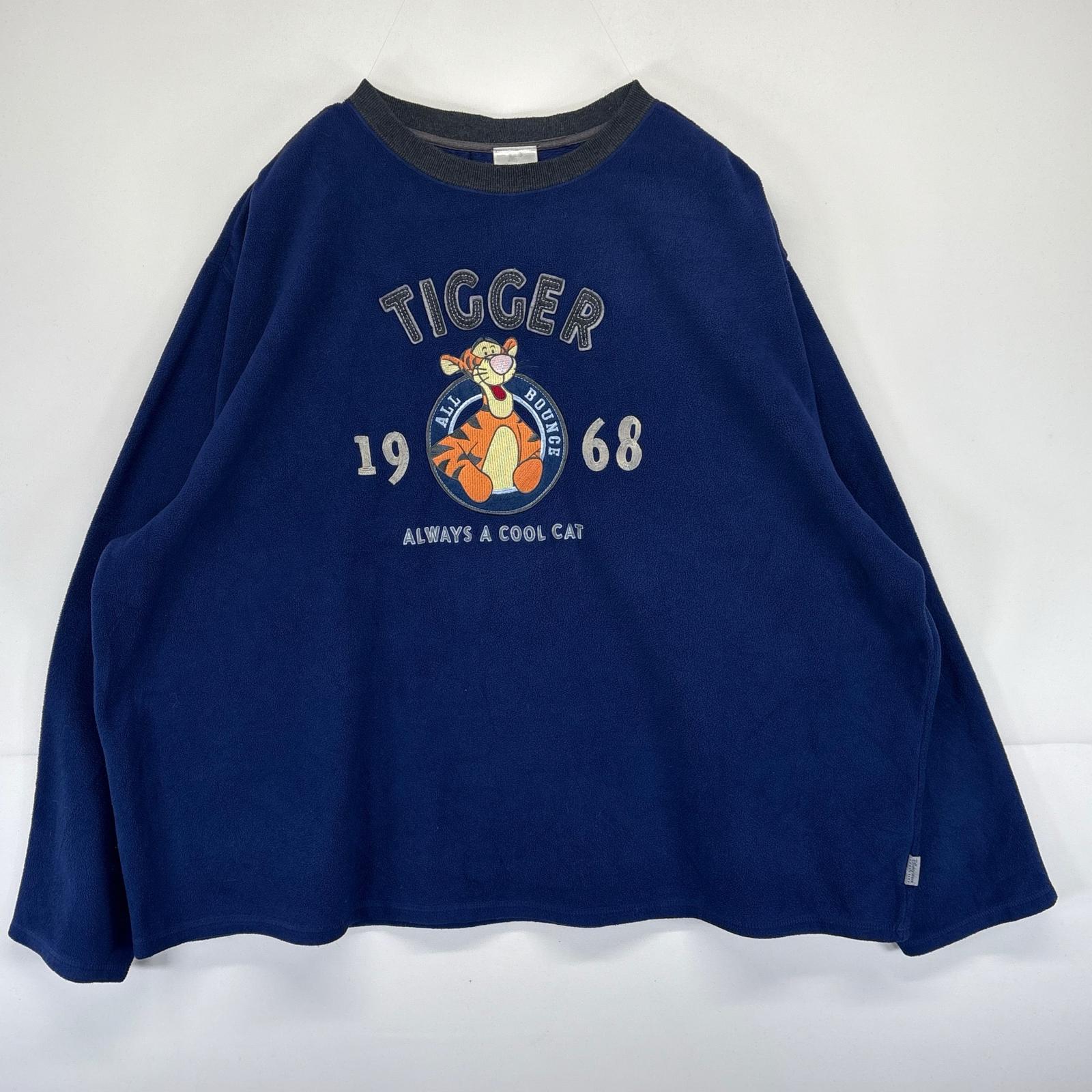 古着 90's/90年代 ディズニー Disney フリーストレーナー ティガー 刺繍 くまのプーさん 大きいサイズ ..