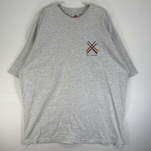 古着 00’s/00年代 ALSTYLE APPAREL 半袖Tシャツ 米国野球殿堂博物館 ベースボール 大きいサイズ 肉厚 2XL ヘザーグレー 両面プリント メンズ 【中古】