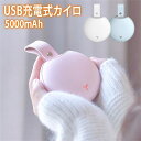 【新品登場】充電式 カイロ 電気カイロ 充電式 カイロ かわいい 繰り返し ホッカイロ 貼らない 電気カイロ 充電式 カイロ 大容量 充電器 充電 5000mA...