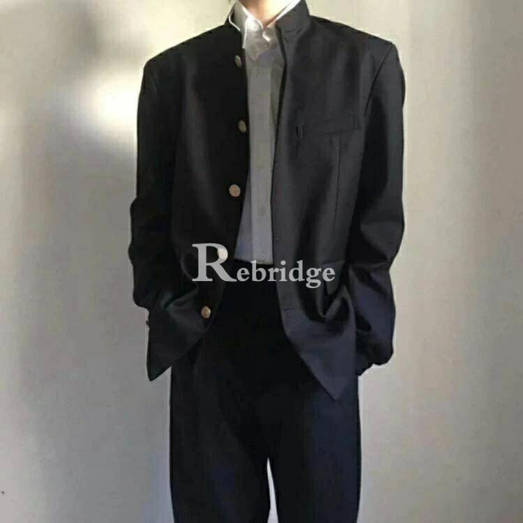 【送料無料】コスプレ ユニセックス 応援団 女性 男性 学校制服 高校生 男女兼用 スーツ 上下セット 学生制服 学ラン スクール 3点セット