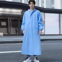 ポケット付き レディース リュック メンズ 雨具 ハンドルカバー付き ロング 防水 撥水 自転車 大人用 対応 レインウェア 軽量 透明窓 おしゃれ 雨の日 梅...