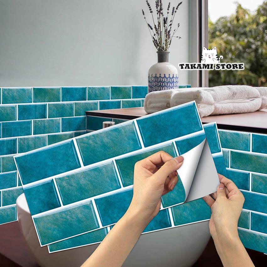 モロッカンタイル シール 石目調 レンガ 耐熱 防水 防汚 キッチン 壁紙に貼る DIY タイルシート 簡単に..