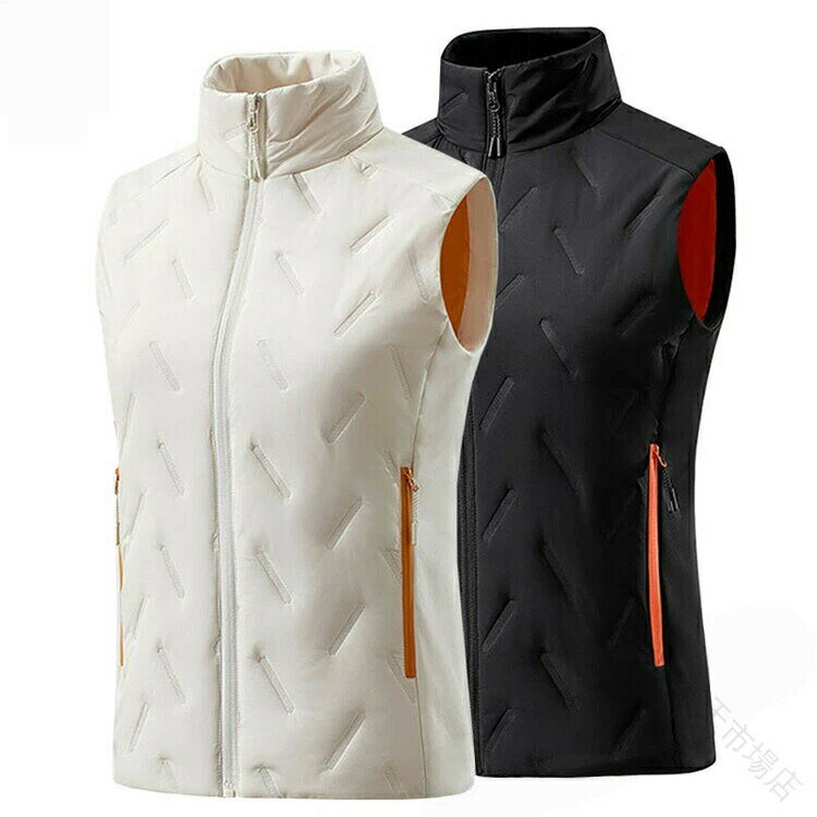 ゴルフベスト レディース 綿入り 蓄熱保温 ベスト ゴルフウェア 防寒 保温 秋冬用 スポーツウェア 女性..