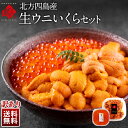 うに いくら 生エゾバフンウニ 80g＋昆布だしイクラ 50g 北方四島産【色が赤い訳あり品】うに 塩水 雲丹 グルメ 食品…