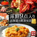 【残り30セット】ウニと花咲ガニが必ず入る9点海鮮福袋【送料無料】グルメ 福袋 お取り寄せグルメ 北海道 食品 食べ物 海鮮 海産物 詰め合わせ 内祝 プレゼント ギフト 高級 贈り物 ギフト セット お中元 御中元