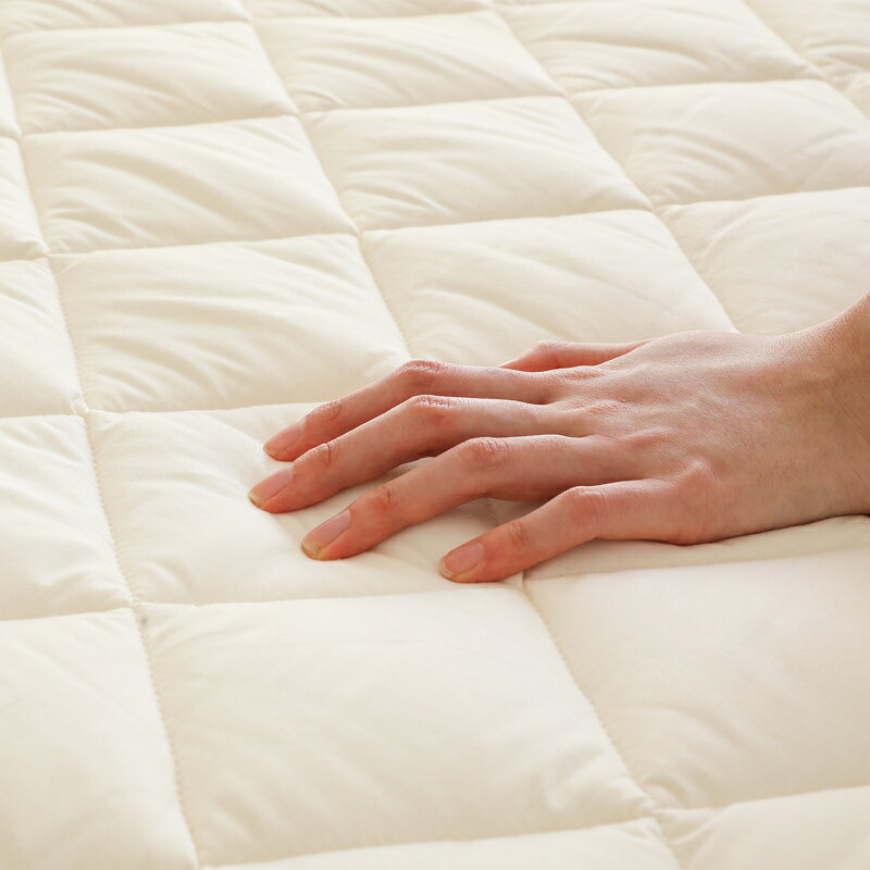洗える ベッドパッド FIRA 敷きパッド パッドシーツ ダブルサイズ 140×200cm ナチ...