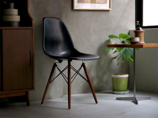 イームズチェアー EAMES-DSW ブラウン脚タイプ ヴィンテージ ブラック ブラウン おしゃれ おすすめ