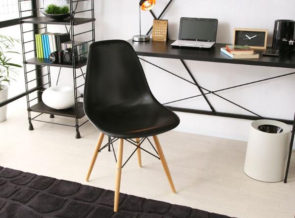 イームズチェアー EAMES-DSW ヴィンテージ ブラック おしゃれ おすすめ