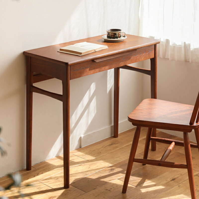 コンソールテーブル lefti デスク PCデスク テーブル ドレッサー 机 木製 ホワイトオーク 無垢材 ナチ..