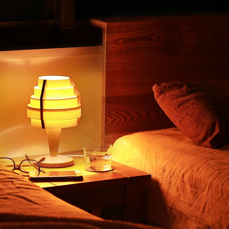 テーブルライト テーブル ランプ 照明 間接照明 JAKOBSSON LAMP ブラウン 天然木 あす楽対応