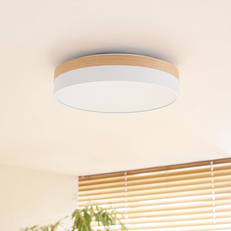 シーリングライト 天井照明 Olika LED CEILING LIGHT 調光 調色 木製 リモコン付き 送料無料 あす楽対応