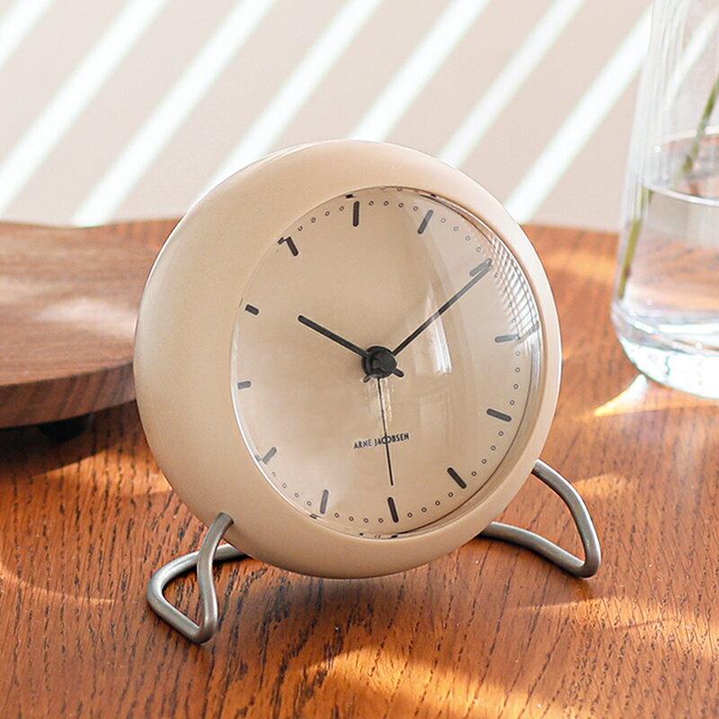 置き時計 アルネ・ヤコブセン TABLE CLOCK テーブルクロック シティーホール ステーション バンカーズ 北欧 目覚まし アラーム 楽ギフ_包装 あす楽対応