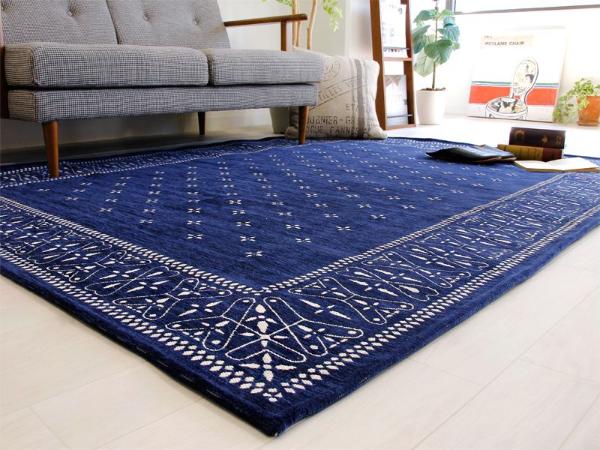 ラグ ラグマット Cross Bandanna Rug 160×120 ヴィンテージ 西海岸 バンダナ 長方形