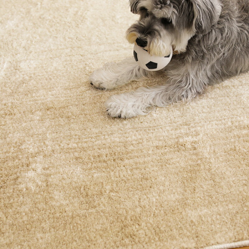 ペット対応ラグマット Merle2 マール 130×190 長方形 カーペット 消臭 防ダニ すべり止め 床暖房対応 ..