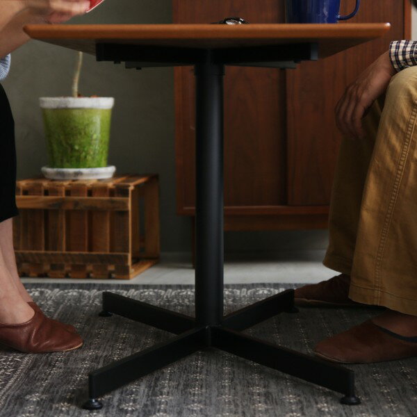 【楽天市場】センターテーブル TRAVIE 高さ 55cm ヴィンテージ ビンテージ 北欧 カフェ ブラウン 木製 高め：ReCENOインテリア