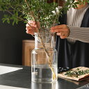 フラワーベース リューズガラス ネック 花瓶 クリア ガラス SHISEI 北欧 ナチュラル あす楽対応