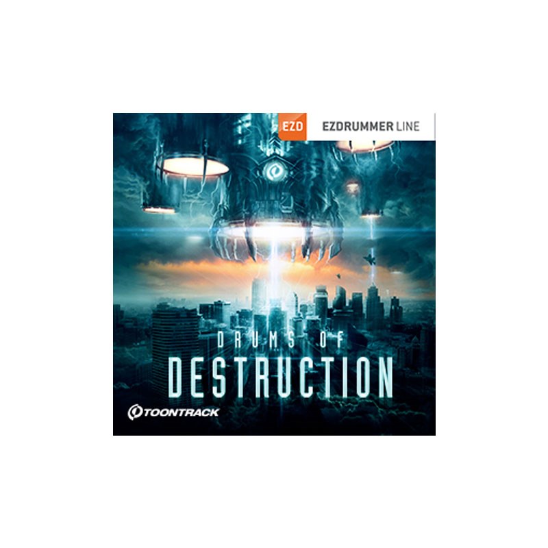 TOONTRACK EZX - DRUMS OF DESTRUCTION(����饤��Ǽ��)(2���ְ����Ǽ��) ���եȥ���������