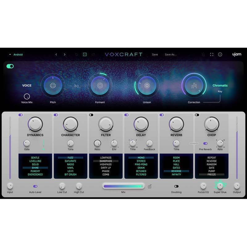 UJAM VOXCRAFT (ボーカル加工)(ボーカル特化型プラグイン)(ユージャム)(オンライン納品)(2時間以内に納品) プラグインソフト