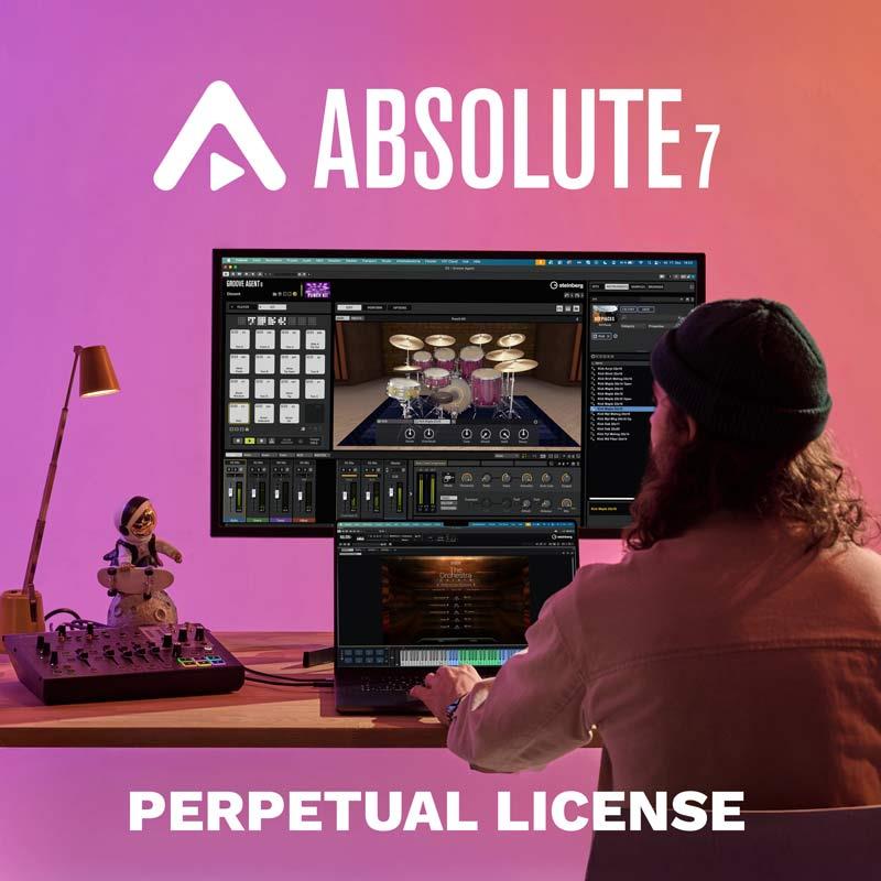 Steinberg Absolute 7 (マルチ音源)(アブソリュート)(ソフト音源バンドル)(オンライン納品)(2時間以内に納品) ソフトウェア音源
