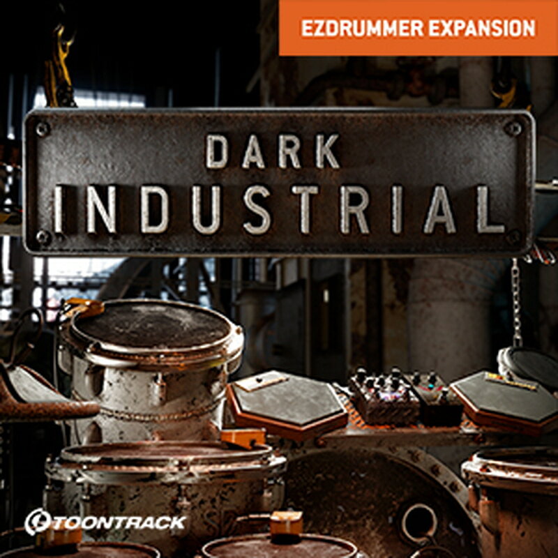 TOONTRACK EZX - DARK INDUSTRIAL(オンライン納品)(2時間以内に納品) ソフトウェア音源