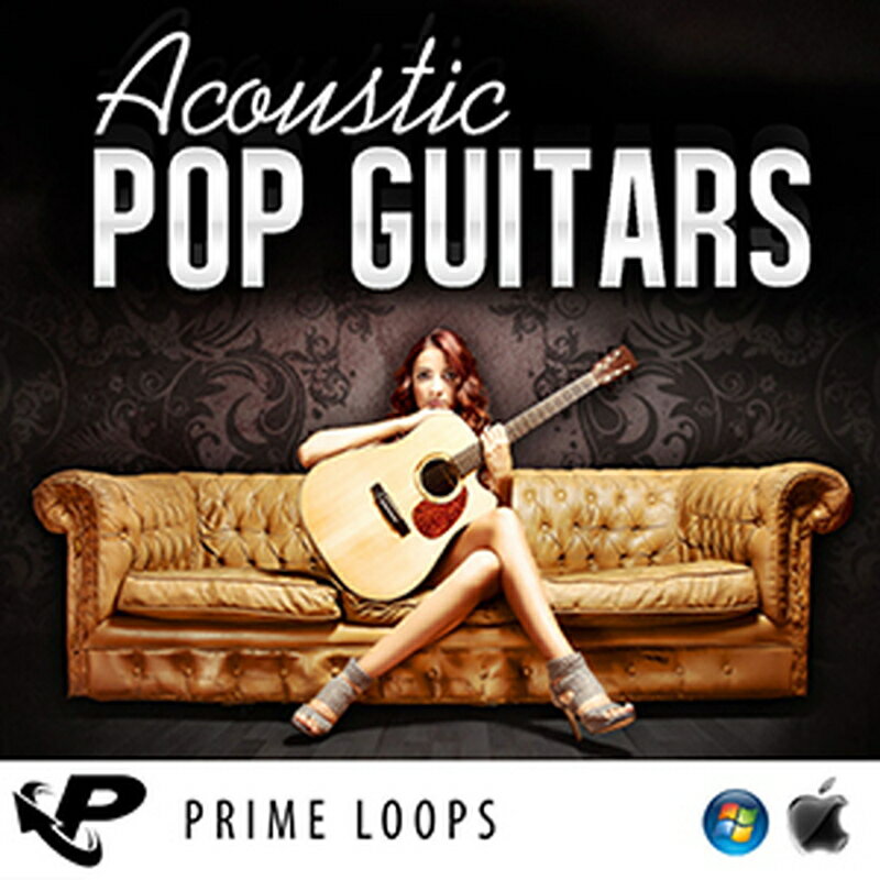 PRIME LOOPS ACOUSTIC POP GUITARS(オンライン納品)(2時間以内に納品) プラグインソフト