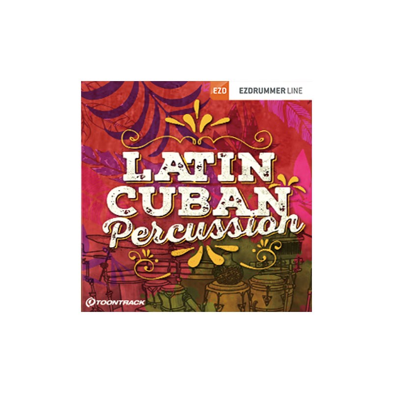 TOONTRACK EZX - LATIN CUBAN PERCUSSION(オンライン納品)(2時間以内に納品) ソフトウェア音源