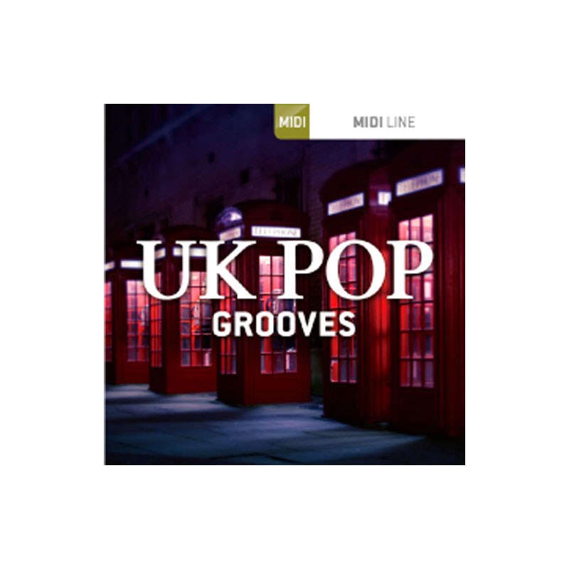 TOONTRACK DRUM MIDI - UK POP GROOVES(オンライン納品)(2時間以内に納品) ソフトウェア音源