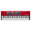 楽器種別：新品オルガン／エレピ/Nord（CLAVIA） 商品一覧＞＞オルガン／エレピ【270，000円〜510，000円】 商品一覧＞＞楽器・機材好きが集まる! イケベの鍵盤＆DTM・REC専門店です！Nord Electro 6 HP 73 Nord（CLAVIA） シンセサイザー・電子楽器 ステージピアノ・オルガン商品説明※沖縄・離島へのご配送につきましては、別途送料お見積もりとなります。お気軽にお問い合わせ下さい。Nord Electro 6は、クラシックなエレクトロ・メカニカル・キーボードやアコースティック・キーボードを忠実に再現した定評のあるサウンドを、軽量コンパクトで持ち運びに便利なサイズにまとめたステージ・キーボードです。3つの独立したサウンド・セクションで構成されており、合理化された新しいユーザー・インターフェイスとシームレス・トランジションを採用。Electro史上最もパワフルでフレキシブル、洗練されたモダン・クラシックNord Electro 6。◎主な特徴全体機能・シームレス・トランジション （NEW）・3つすべてのセクションを使用してスプリット＆レイヤーが可能。オプションのスプリット・ポイント・クロスフェードを搭載（NEW）・視認性に優れた有機LED（OLED）ディスプレイ・プログラム、ページをすばやく並べ替えできるオーガナイズ・モード（NEW）◎ピアノ・セクション・メモリー容量：1GB（Nord Piano Library用）・最大同時発音数を大幅に拡大（120ボイス）（NEW）・ピアノ・フィルター（NEW）・リアルなサウンドを再現するストリング・レゾナンス機能・4種類のダイナミック・カーブ◎サンプル・シンセ・セクション・メモリー容量：512MB（Nord Sample Library用） NEW・最大同時発音数を拡大（30ボイス以上） NEW・サンプル・シンセ用のアタック、ディケイ/リリース、ダイナミック・コントロールを装備◎オルガン・セクション・B3トーンホイール、B3ベース、Vox、Farfisaのシミュレーション・2種類のパイプ・オルガン・モデルNEW・デュアル・オルガン・モードNEW・ビンテージ・テイスト溢れる122ロータリー・スピーカー・シミュレーション・6D 61/73モデルには物理ドローバーを装備 ・ロータリー・スピーカーの回転スピード切替ができるHalf Moon Switchを取付可能（6D 61/73モデル）◎エフェクト・クラシックなコンパクト・エフェクターをモデルにした、瞬時に調整できる高品質なステレオ・エフェクトを幅広く内蔵・ブライト・モードによるリバーブ NEW●Nord Electro 6 HP：73鍵（6オクターブ、E〜E）、ベロシティ・センス付きハンマー・アクション・ポータブル・キーボード●Nord Electro 6 HP：1，074 (W) x 344 (D) x 121 (H) mm　11.4kg●付属品　 取扱説明書・電源コード・Nord Piano Library 収録DVDイケベカテゴリ_キーボード_オルガン／エレピ_Nord（CLAVIA）_新品 JAN:0834035001417 登録日:2018/09/13 オルガン エレピ キーボード ノード クラビア クラヴィア