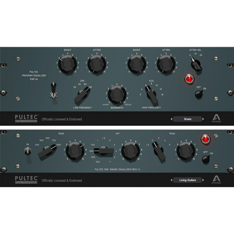 APOGEE FX Pultec Bundle (アポジー)(パルテック)(ソフトウェア)(オンライン納品)(2時間以内に納品) プラグインソフト