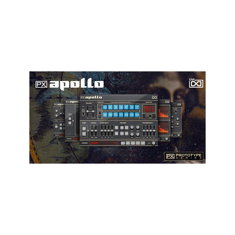 PX Apollo (オンライン納品)(代引不可) UVI DTM ソフトウェア音源