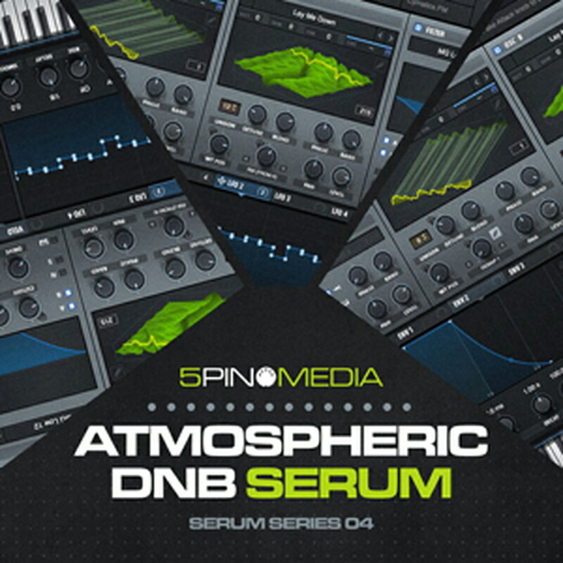 5PIN MEDIA ATMOSPHERIC DNB SERUM(オンライン納品)(2時間以内に納品) プラグインソフト