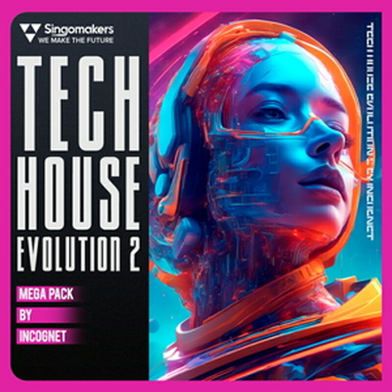 SINGOMAKERS TECH HOUSE EVOLUTION MEGA PACK 2 BY INCOGNET(オンライン納品)(2時間以内に納品) プラグインソフト