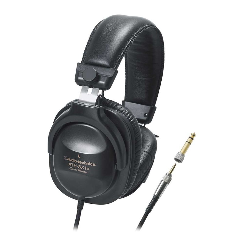 楽器種別：新品レコーディング用モニターヘッドフォン/audio-technica 商品一覧＞＞レコーディング用モニターヘッドフォン【10，000円〜25，000円】 商品一覧＞＞楽器・機材好きが集まる! イケベの鍵盤＆DTM・REC専門店です！ATH-SX1a audio-technica レコーディング ヘッドフォン・イヤフォン商品説明軽量でコンパクト、放送現場での耐久性、使い回しの良さを高めた、完全プロ仕様のモニターヘッドフォン前モデル『ATH-SX1』の高品質のサウンドはそのままに、レザーイヤーパッドの材質を変更。新しいイヤーパッドには、前モデルの様に天然コラーゲンは含まれておりませんが、柔らかい感触、肌ざわりの良さ、心地よい装着感は変わりません。 見える音の輪郭、聞こえてくる重なり合う音の奥行き。ネイキッドなサウンド。日本の誇る世界的ヘッドフォンメーカー作、完全スタジオ仕様、逸品モニターヘッドフォン。 ・コードの被覆にシルク糸を使用しています。 ・HPコード、およびワタリコードの線材には、屈曲強度に優れた合金線を採用。 ・スーパーハードコートダイアフラム。 ・強磁力マグネットをドライバーユニットに採用。 ・レザーをイヤーパッド、ヘッドパッドに採用。やわらかな使用感を実現しています。・ケースを反転して、片耳モニターが可能です。・40mmドライバーユニットを採用。・邪魔にならない片出しコード（左側)。・耐久性にすぐれた本体設計。 ■ATH-SX1a規格(改良などのため予告なく変更することがあります。） 型式 密閉ダイナミック型 出力音圧レベル 100dB/mW ドライバー φ40mm、スーパーハードコートダイアフラム 再生周波数特性 10〜32，000Hz 最大許容入力 2，000mW インピーダンス 30Ω 質量 250g(コード、プラグ含まず) プラグ 標準/ミニ金メッキステレオ2ウェイ コード 2.5m 銅錫合金絹巻線 別売 交換イヤパッド：HP-SX1a ￥3，300(税込) ☆掲載の商品は実店舗及び、他のイケベ関連サイトでも販売しております。商品売却後、サイトからの商品削除は迅速を心がけておりますが、タイムラグが発生し、すでに売却済みとなっている場合もございます。店舗でのご購入をお考えの方はお手数ですが、事前にお電話、またはメールにてご連絡いただけると確実です。イケベカテゴリ_レコーディング＆PA機器_レコーディング用モニターヘッドフォン_audio-technica_新品 JAN:4961310101831 登録日:2010/11/19 ヘッドフォン ヘッドホン モニターヘッドホン モニターヘッドフォン オーディオテクニカ