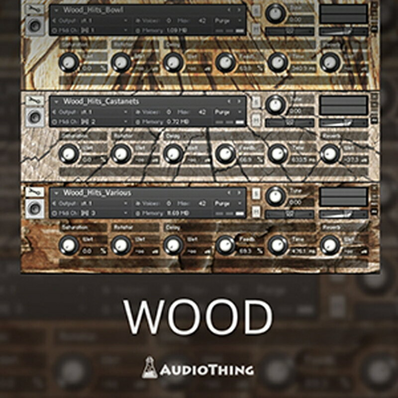 AUDIOTHING WOOD(オンライン納品)(2時間以内に納品) プラグインソフト