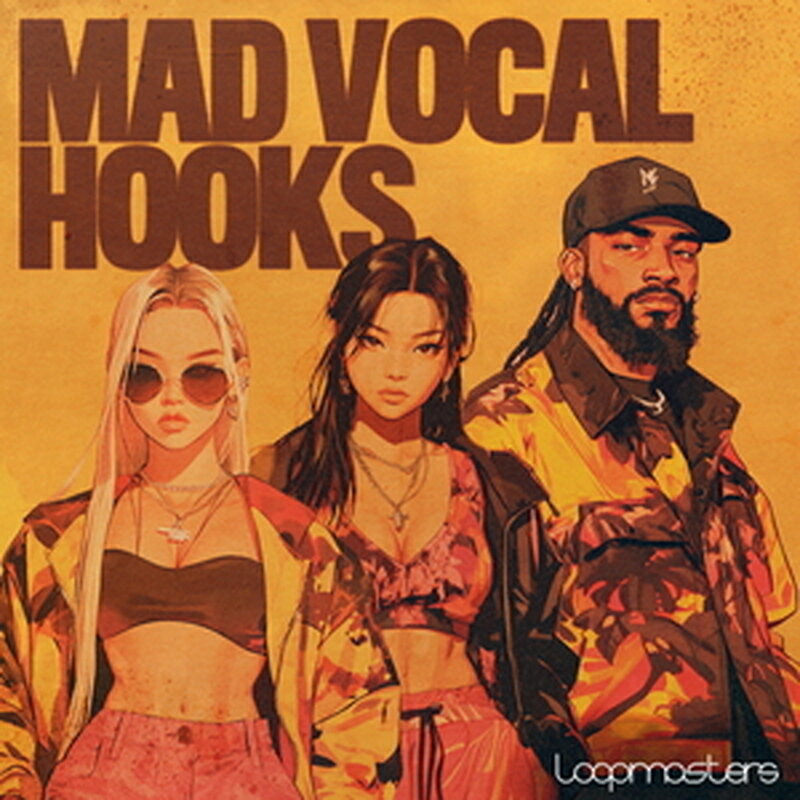 LOOPMASTERS 【ブラックフライデーセール！】MAD VOCAL HOOKS(オンライン納品)(2時間以内に納品) プラ..
