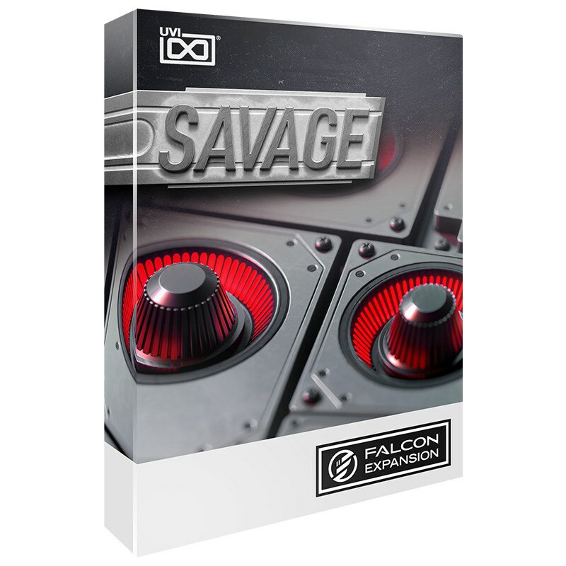 Savage for Falcon 2【FALCON 2専用エクスパンション】(オンライン納品専用)【代引不可】 UVI DTM ソフトウェア音源